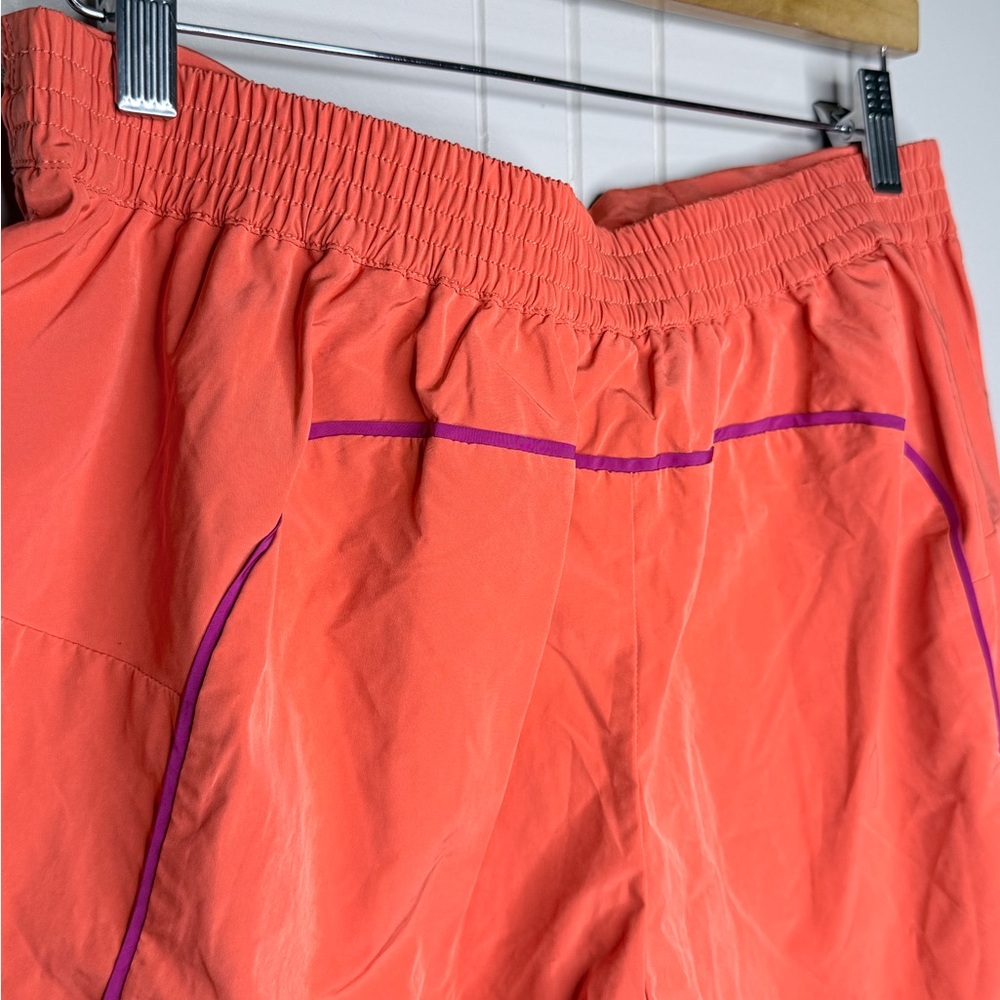 FP Movement by Free People Coral Athletic Shorts with Purple Piping - Picture 7 of 13